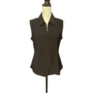 Tommy Hilfiger Black Sleeveless Top Medium